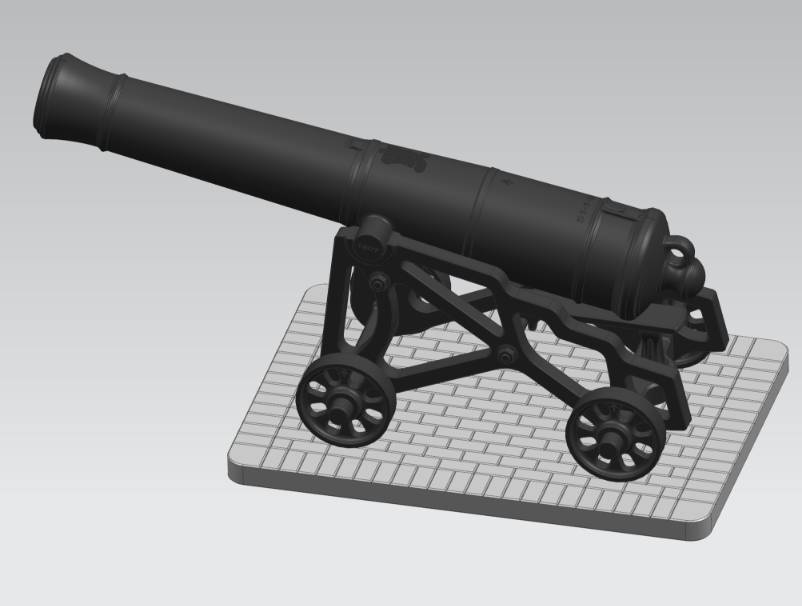 Fort Malden Cannon 1/5 scale